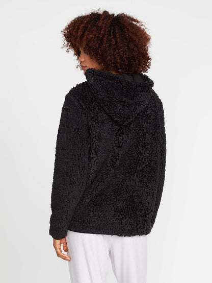 Lil Phuz Up Zip-Up Hoodie - BLACK
