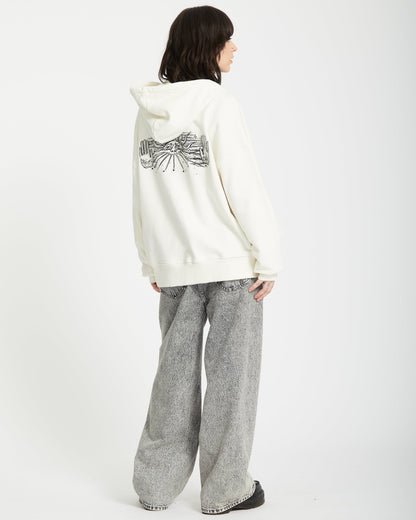 Alix Zip Hoodie - STAR WHITE