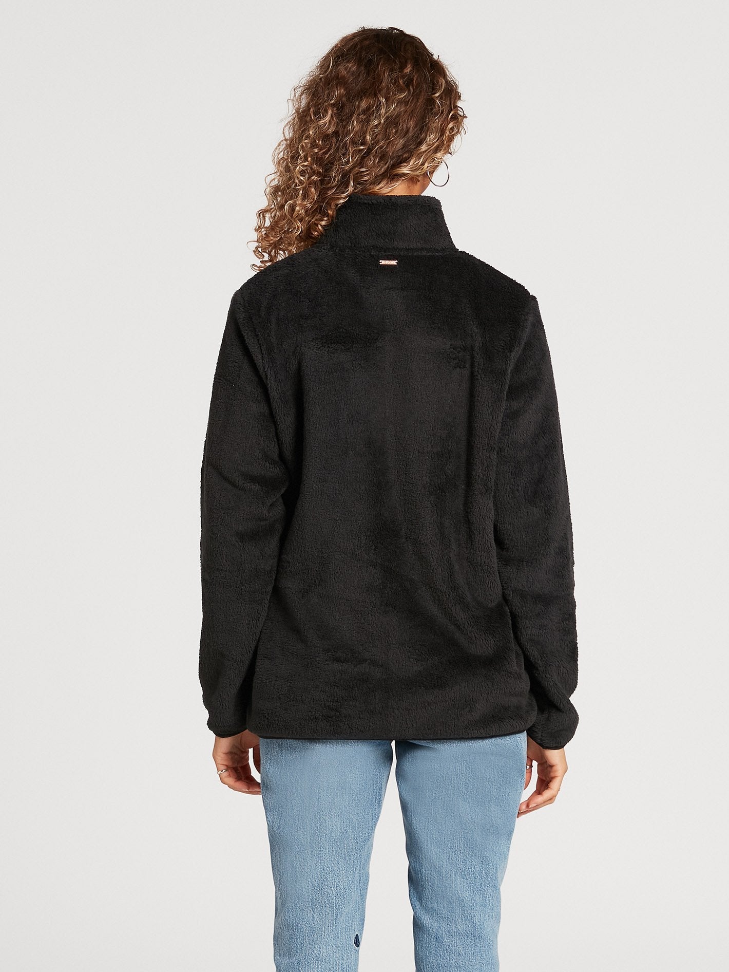 Sweat Zippé Pheelin Phuzzy - BLACK
