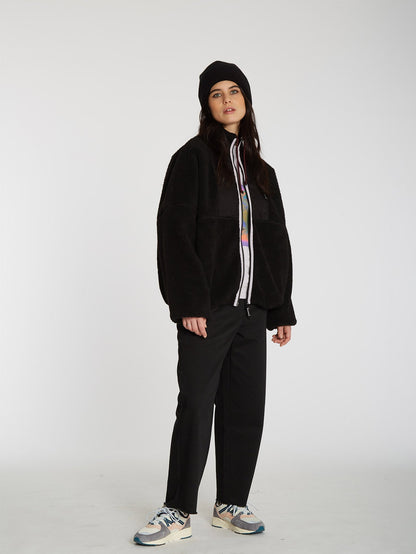 Fuzoff Sherpa-Jacke – SCHWARZ