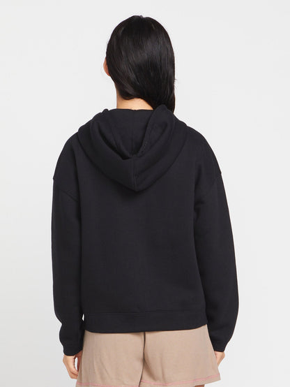 Stone Heart Up Kapuzenpullover mit Reißverschluss – SCHWARZ