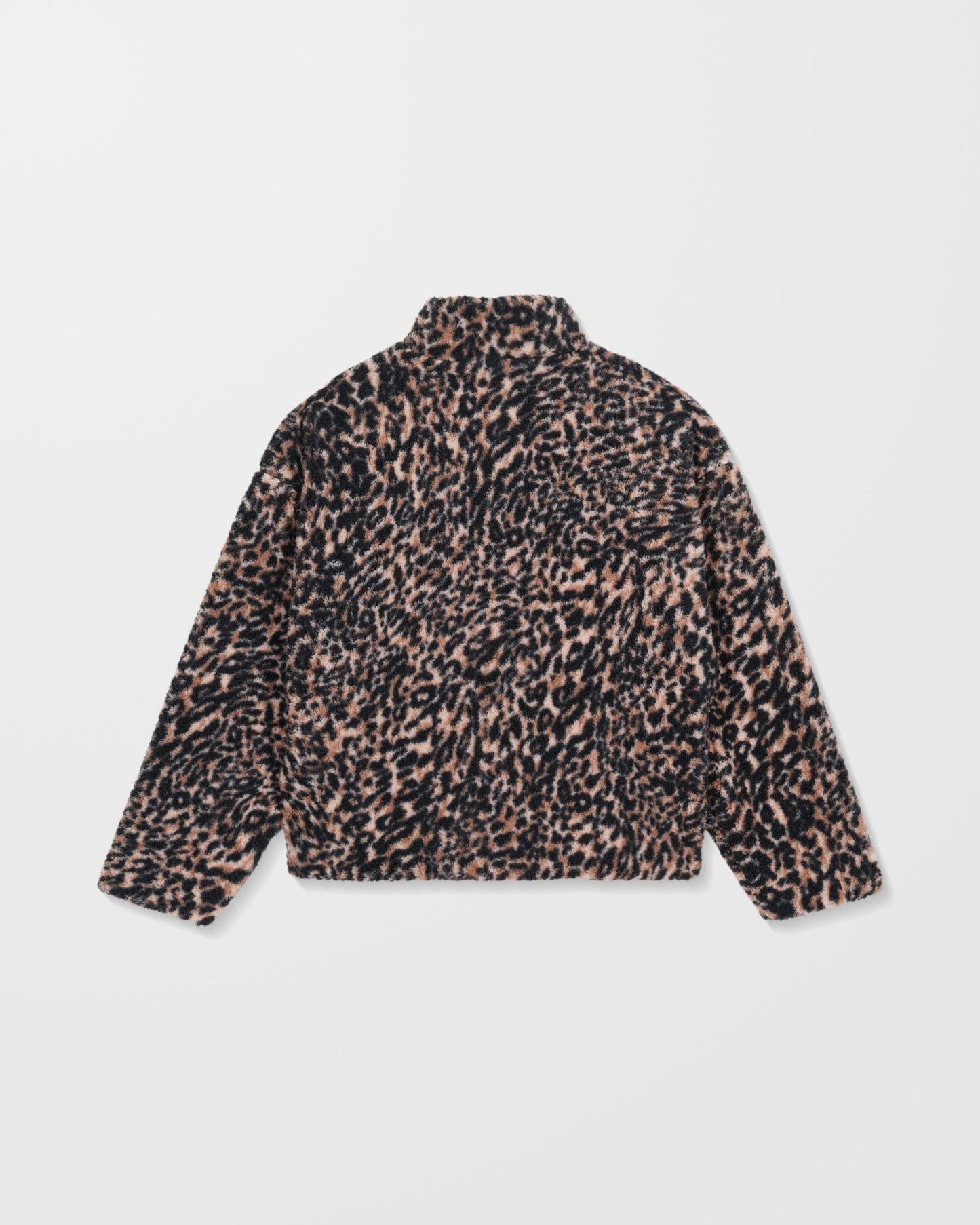 Wylding Out Zip-Up Fleece Sweatshirt - Animal Print