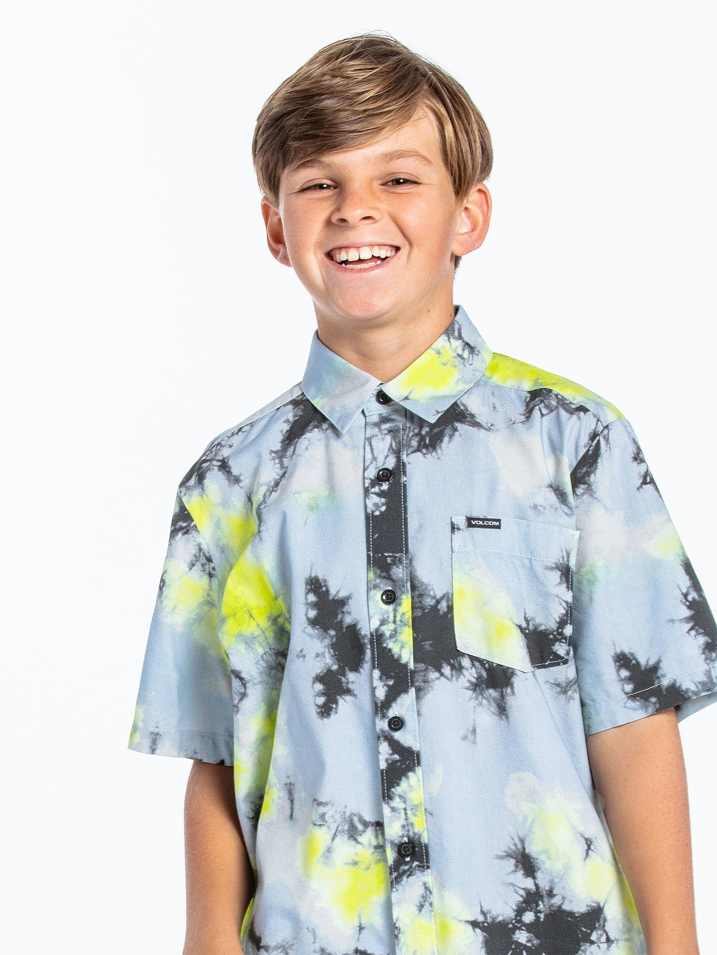 Saturate Shirt - LIME TIE DYE - (Children)