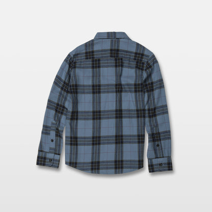 Caden Plaid Shirt - Blue Rinse (Kinder)