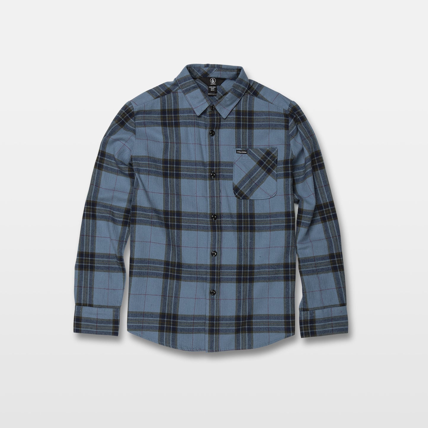 Caden Plaid Shirt - Blue Rinse (Kinder)
