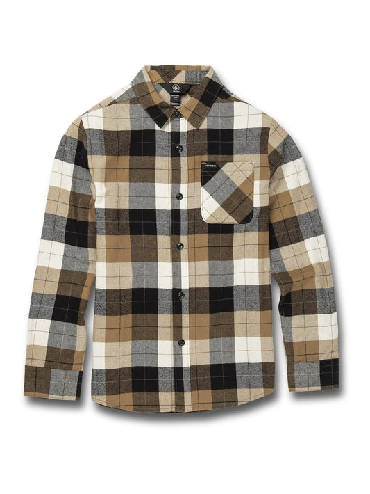 Caden Plaid Shirt - PRIMER WHITE (Kinder)