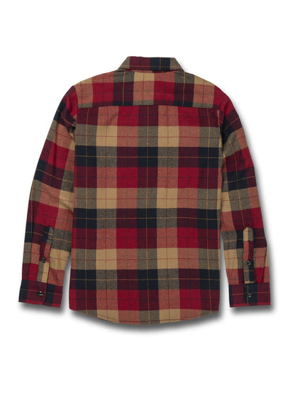 Caden Plaid Shirt - RIO RED (Children)