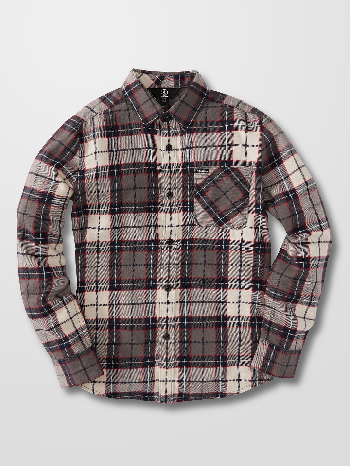 Caden Plaid Shirt - BLEACHED SAND - (Kinder)