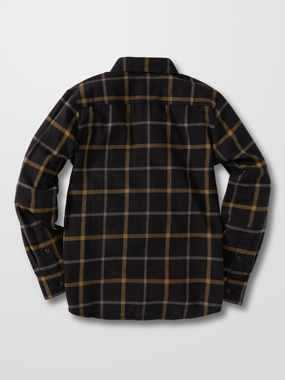 Caden Plaid Shirt - BLACK - (Children)