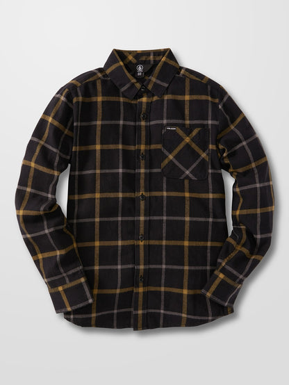 Caden Plaid Shirt - BLACK - (Children)