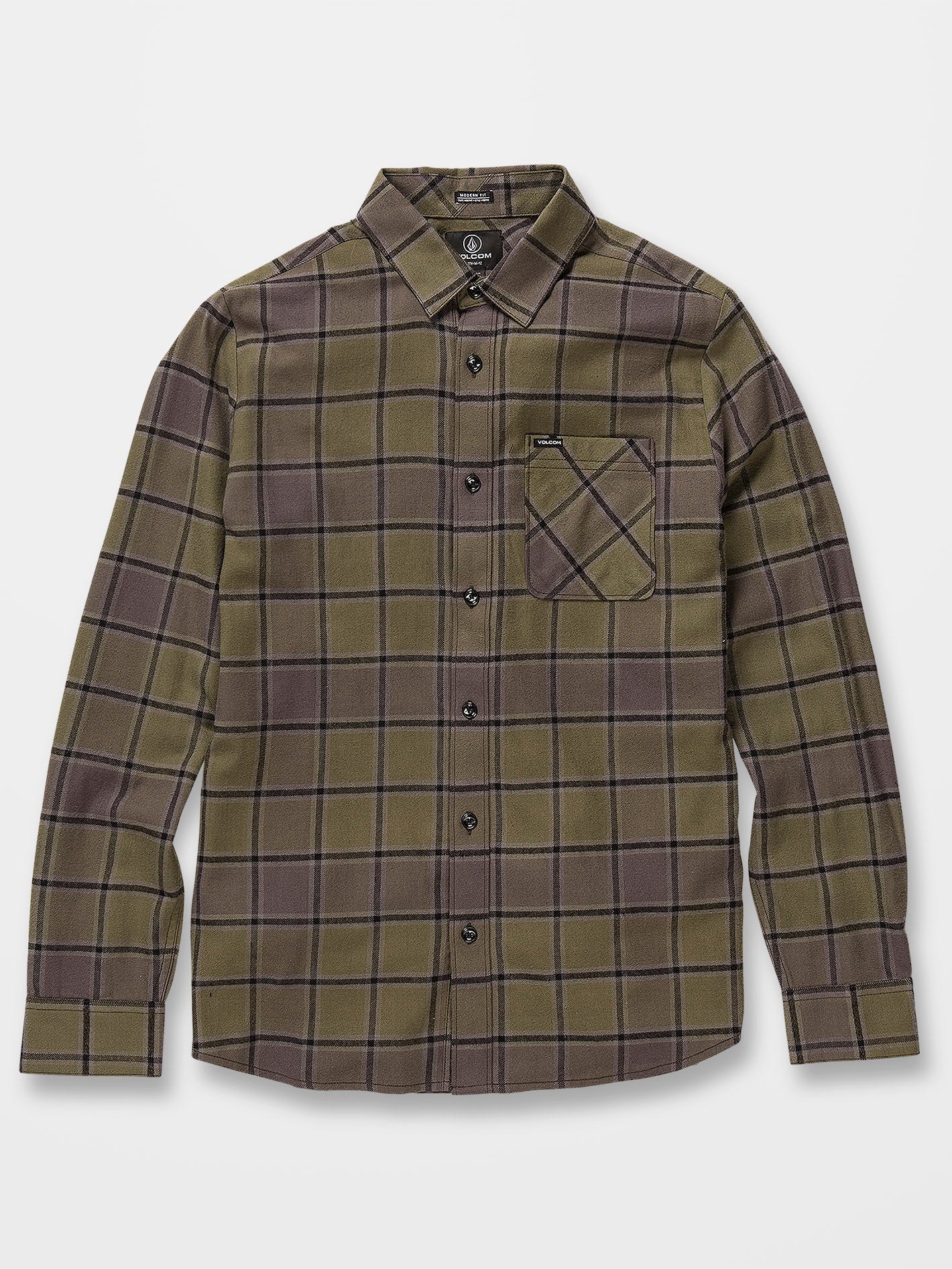 Caden Plaid Shirt - MILITARY - (Children)