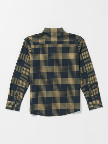 Caden Plaid Shirt - NAVY - (CHILD)