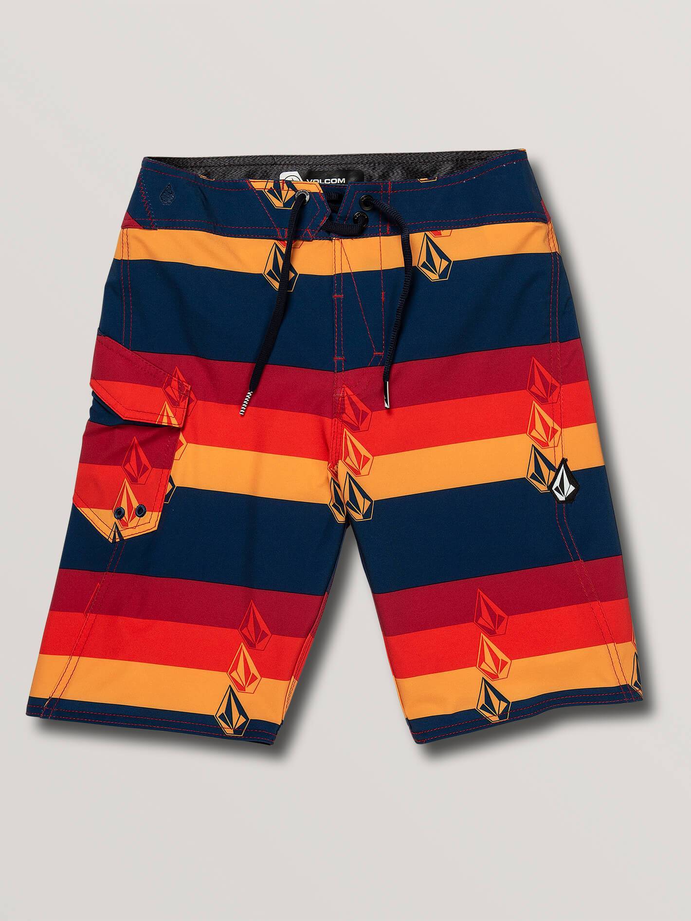 Lido Liney Mod Boardshort (Children) - Indigo