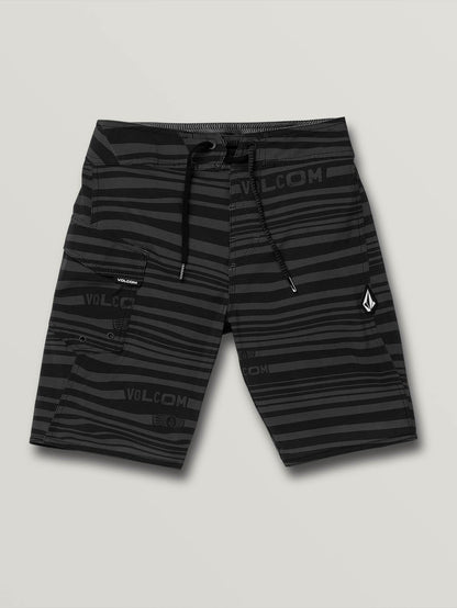 Boardshort Logo Stripe Mod - BLACK (Enfant)