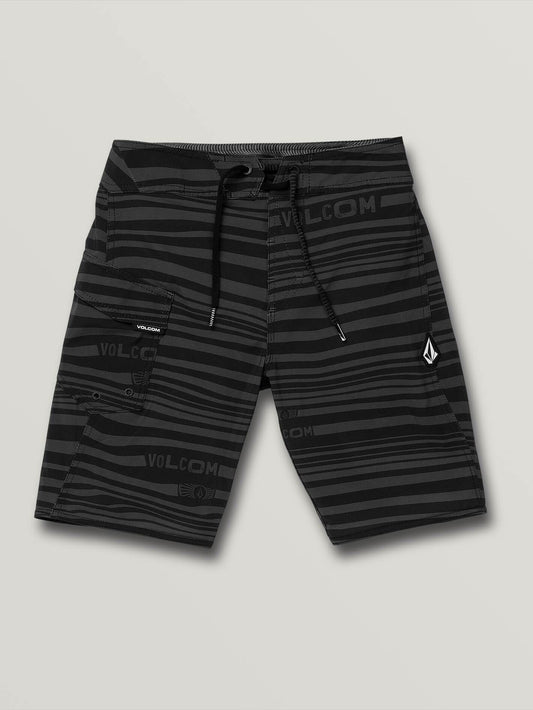 Boardshort Logo Stripe Mod - BLACK (Enfant)