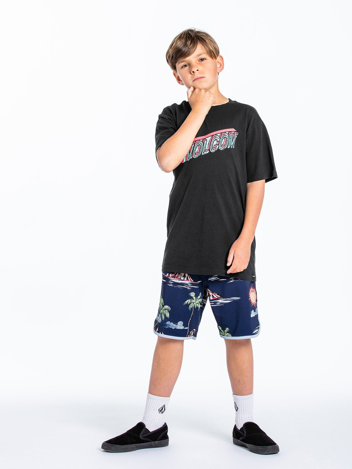 Isle Hoppa Scallop Boardshort - NIAGARA - (Children)