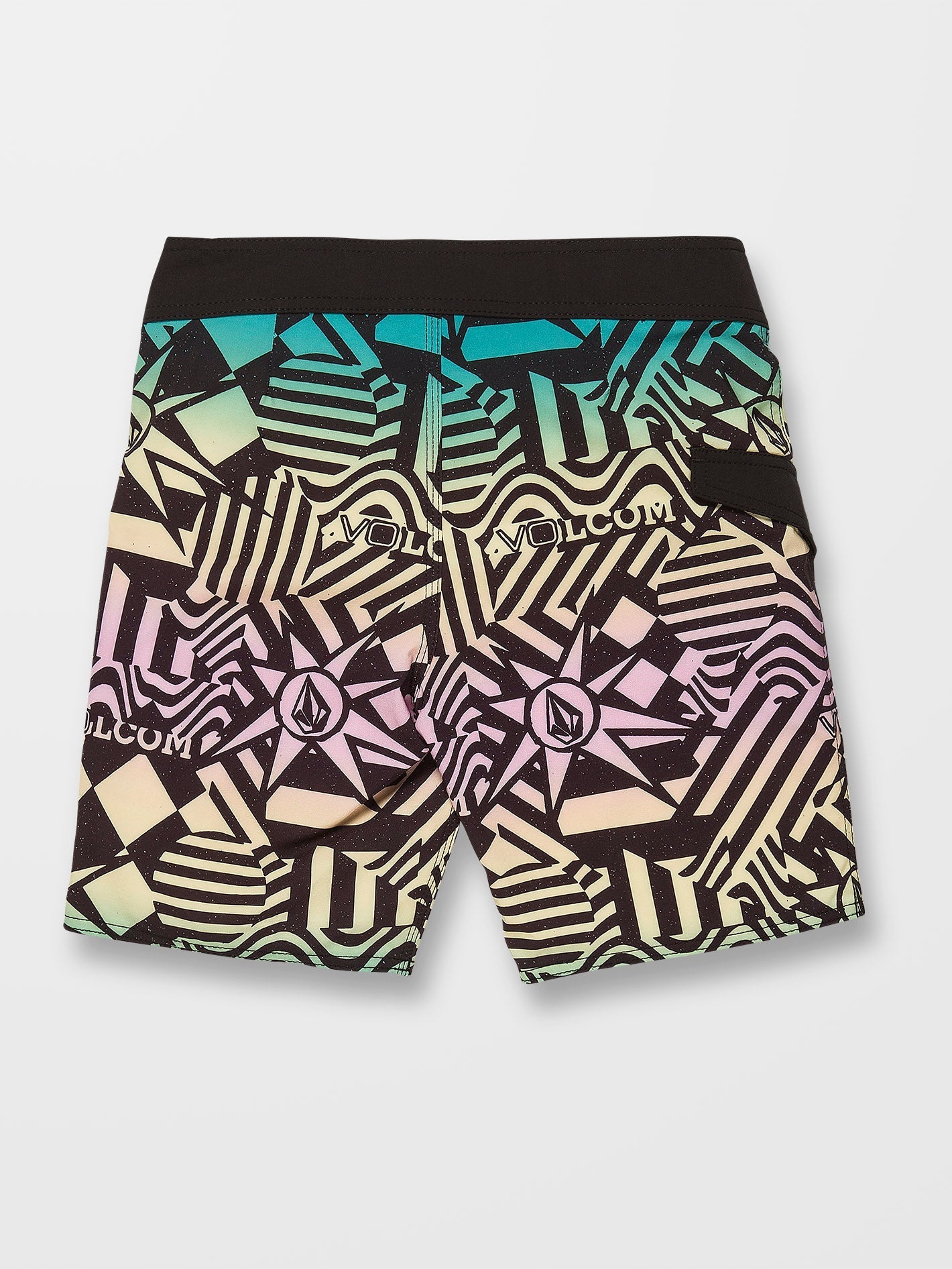 Mod Ringer 16" Boardshort - BLACK - (CHILDREN)