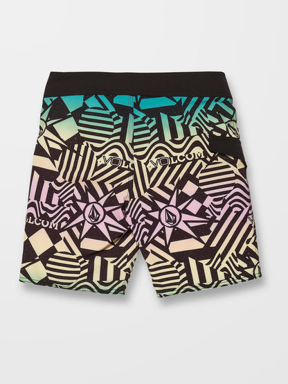 Mod Ringer 16" Boardshort - BLACK - (CHILDREN)