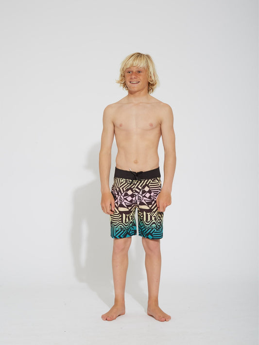 Mod Ringer 16" Boardshort - SCHWARZ - (KINDER)
