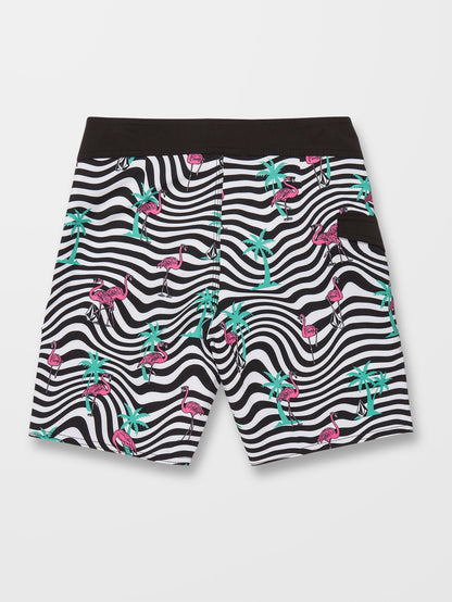 Boardshort Flamingbros Mod 16" - WHITE - (ENFANT)