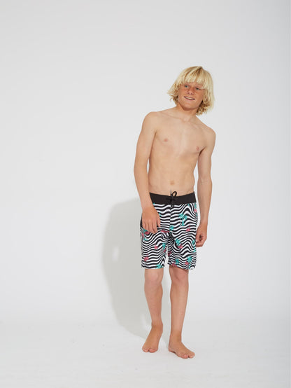 Boardshort Flamingbros Mod 16" - WHITE - (ENFANT)
