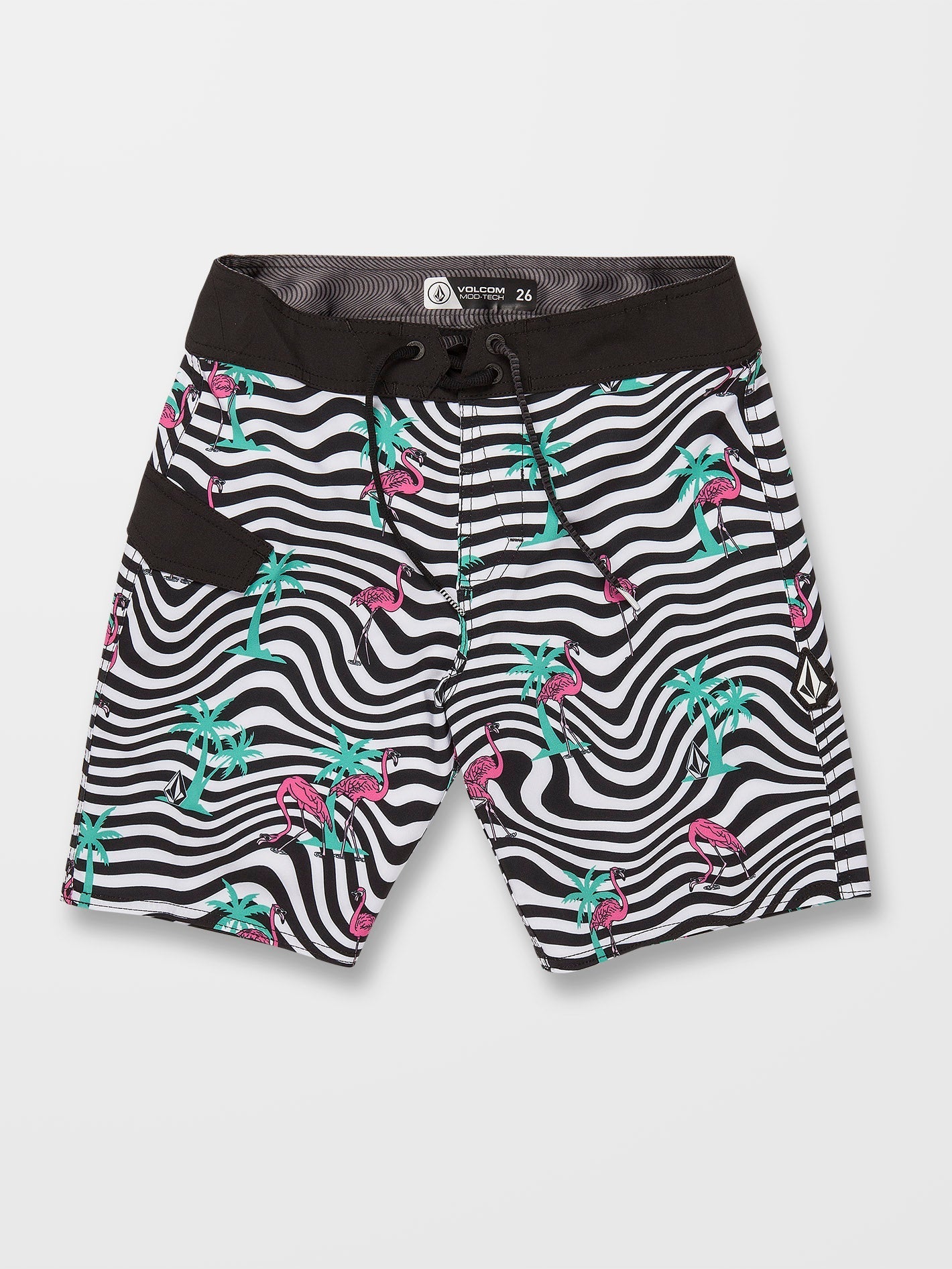 Boardshort Flamingbros Mod 16" - WHITE - (ENFANT)
