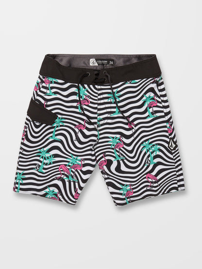 Boardshort Flamingbros Mod 16" - WHITE - (ENFANT)