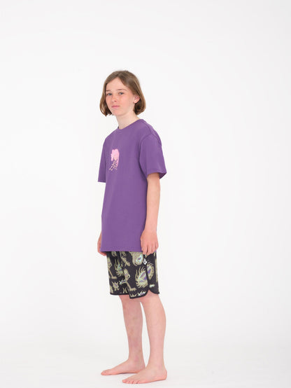 Boardshort Tetsunori Mod Scallop - BLACK - (ENFANT)