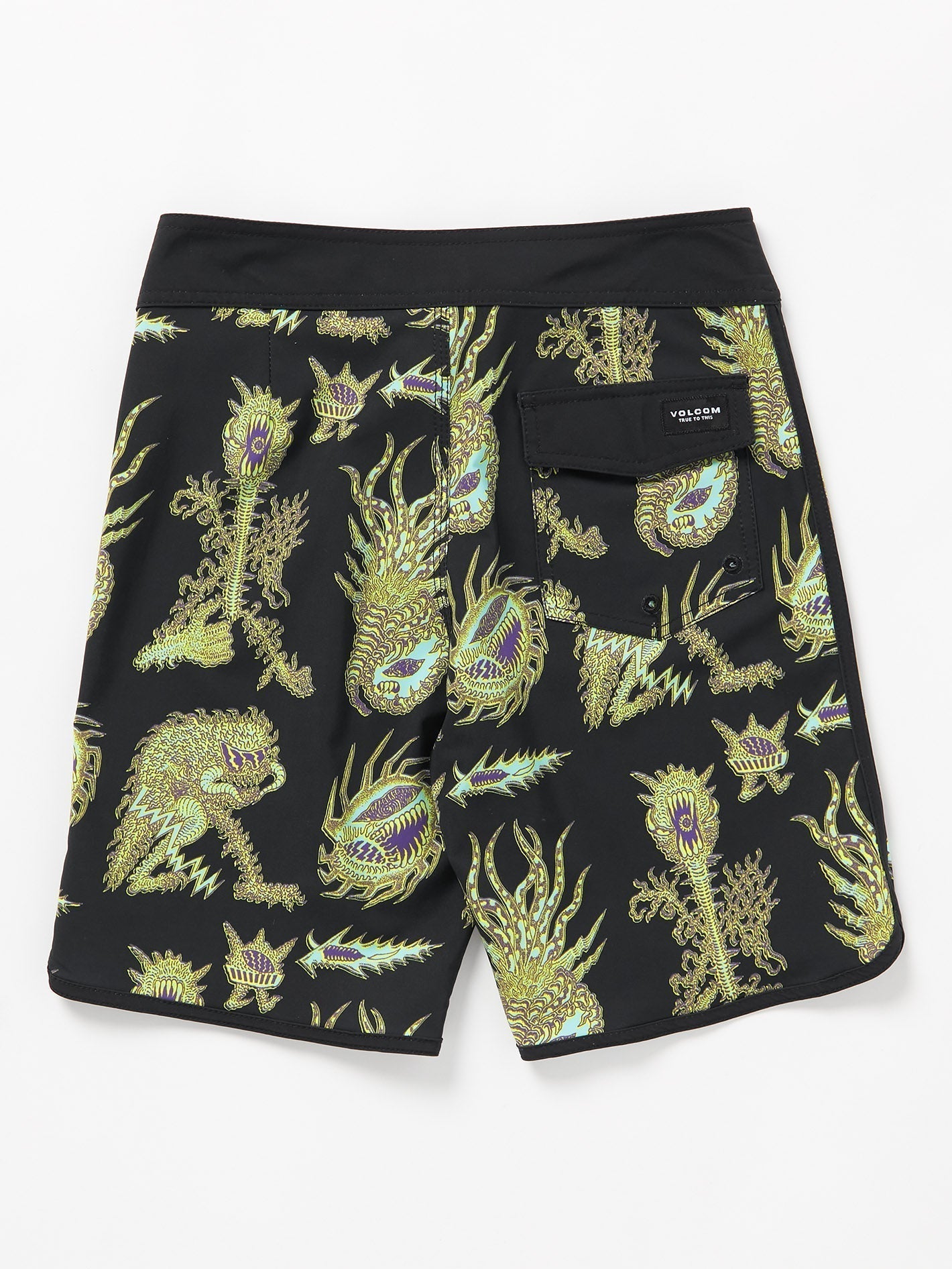 Boardshort Tetsunori Mod Scallop - BLACK - (ENFANT)