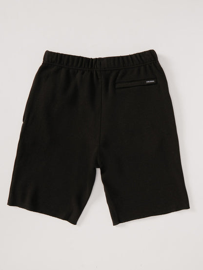 Iconic Stone Fleece Shorts – SCHWARZ – (Kinder)