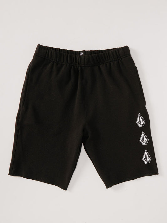 Short Iconic Stone Fleece - BLACK - (Enfant)
