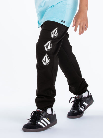 Iconic Stone Fleece jogging pants - BLACK - (Children)