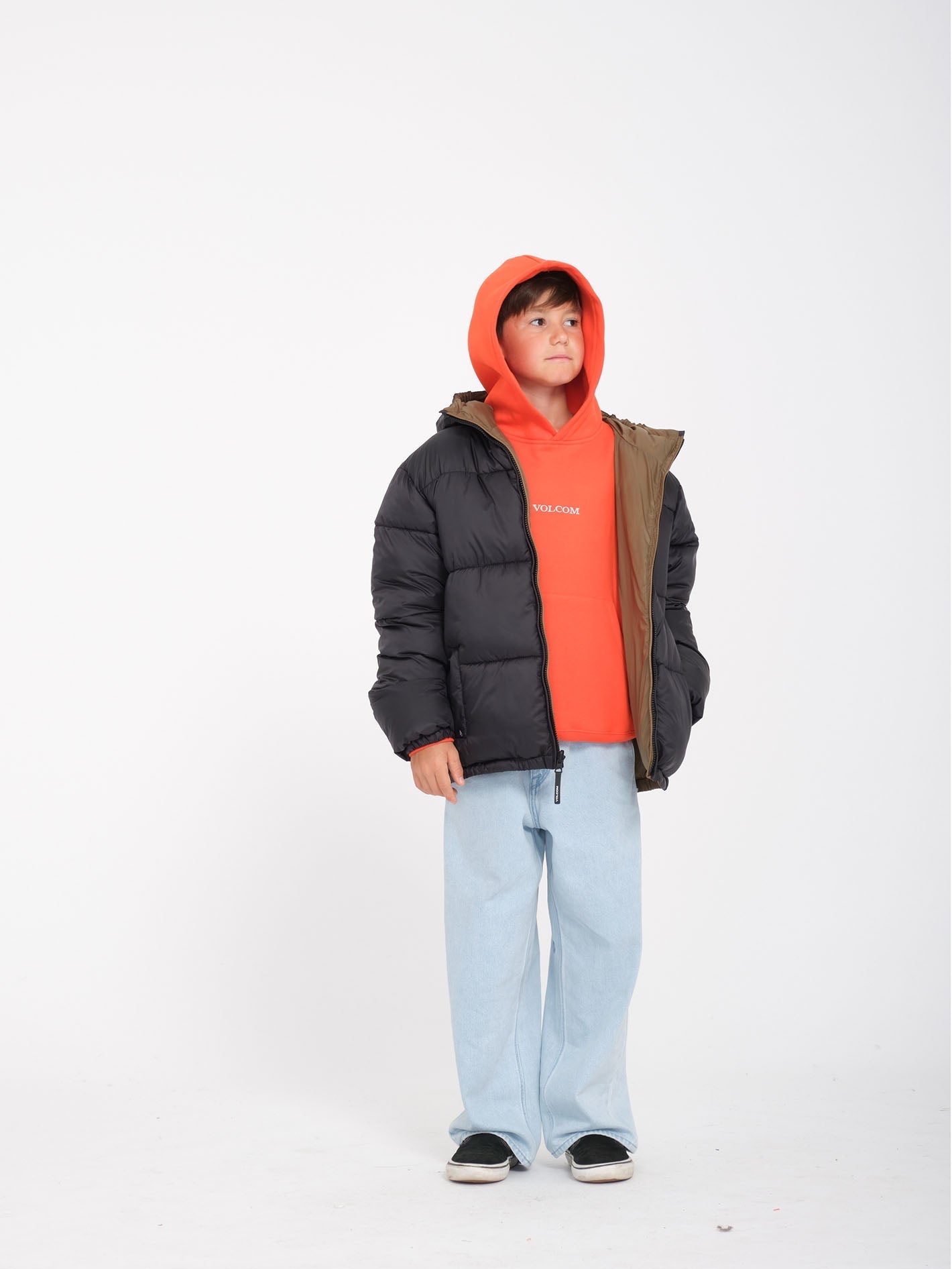 Iconic Down Jacket (Reversible) - BLACK - (KIDS)