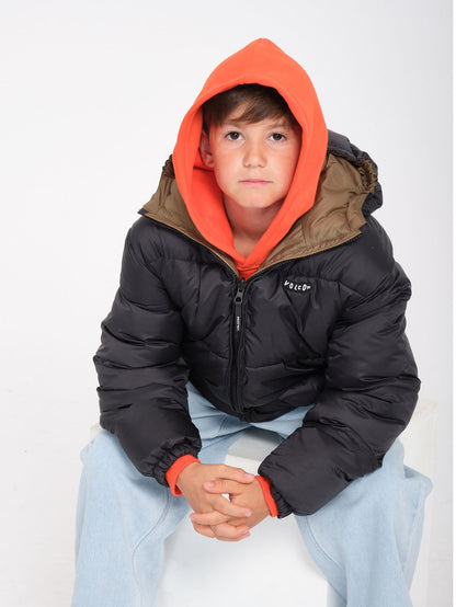 Iconic Down Jacket (Reversible) - BLACK - (KIDS)