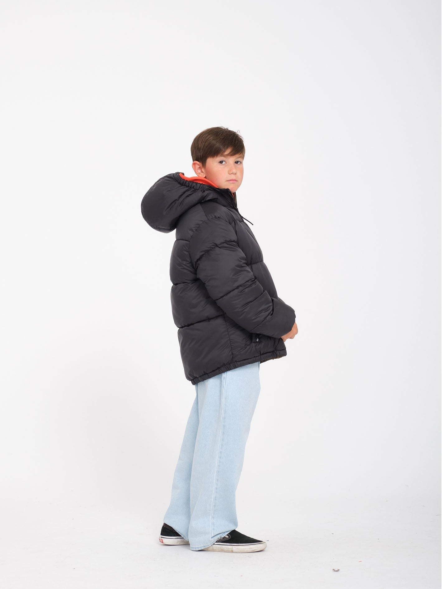 Iconic Down Jacket (Reversible) - BLACK - (KIDS)