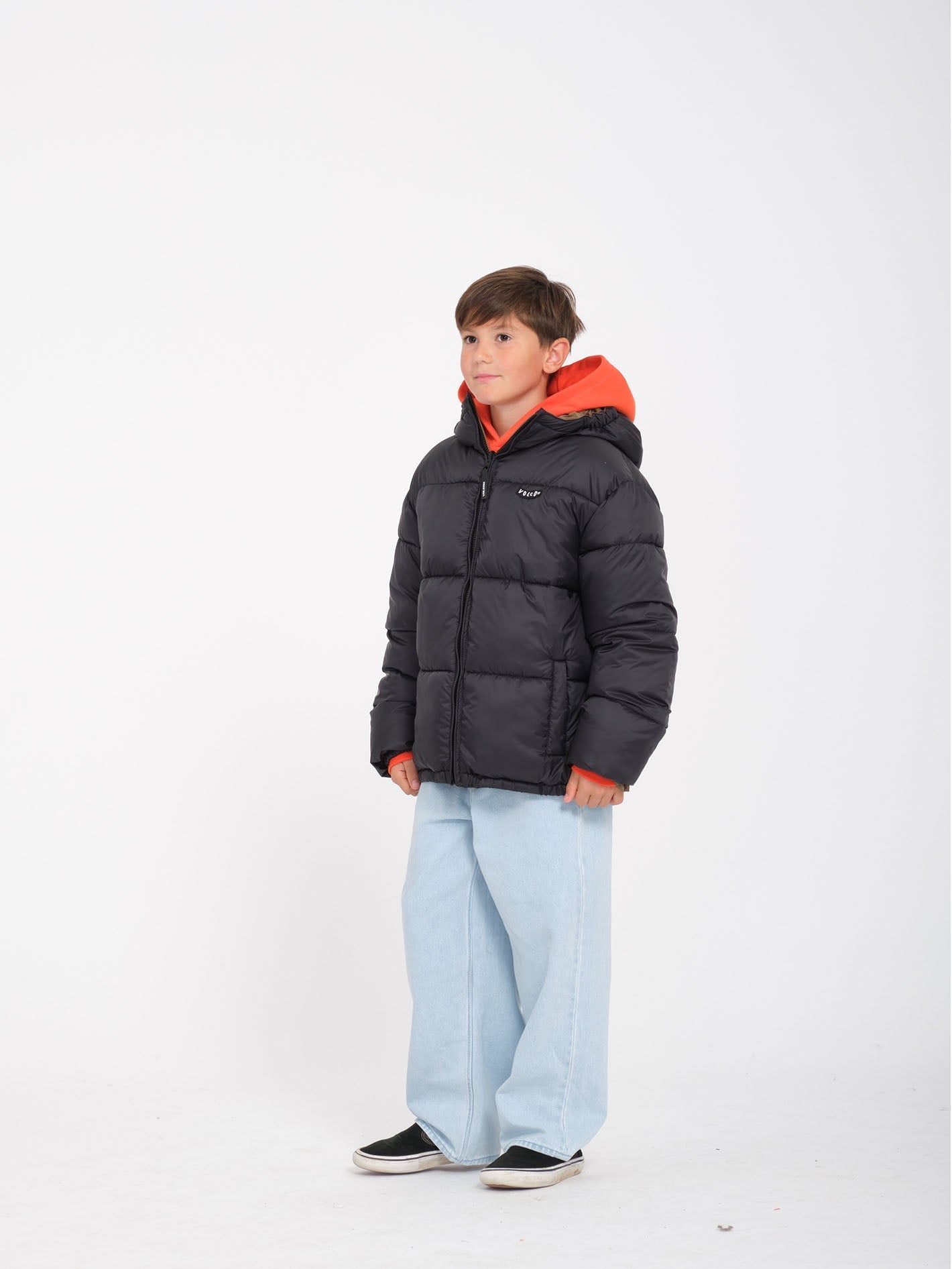 Iconic Down Jacket (Reversible) - BLACK - (KIDS)