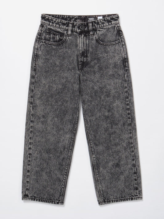 Modown Tapered Jeans – Helles Säureschwarz – (KINDER)