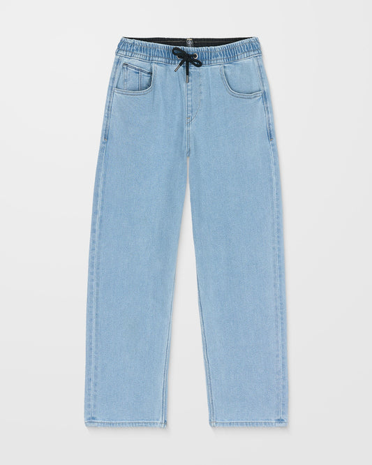 Freazy Loose Elastic Waist Pants – Blaupause – (KINDER)