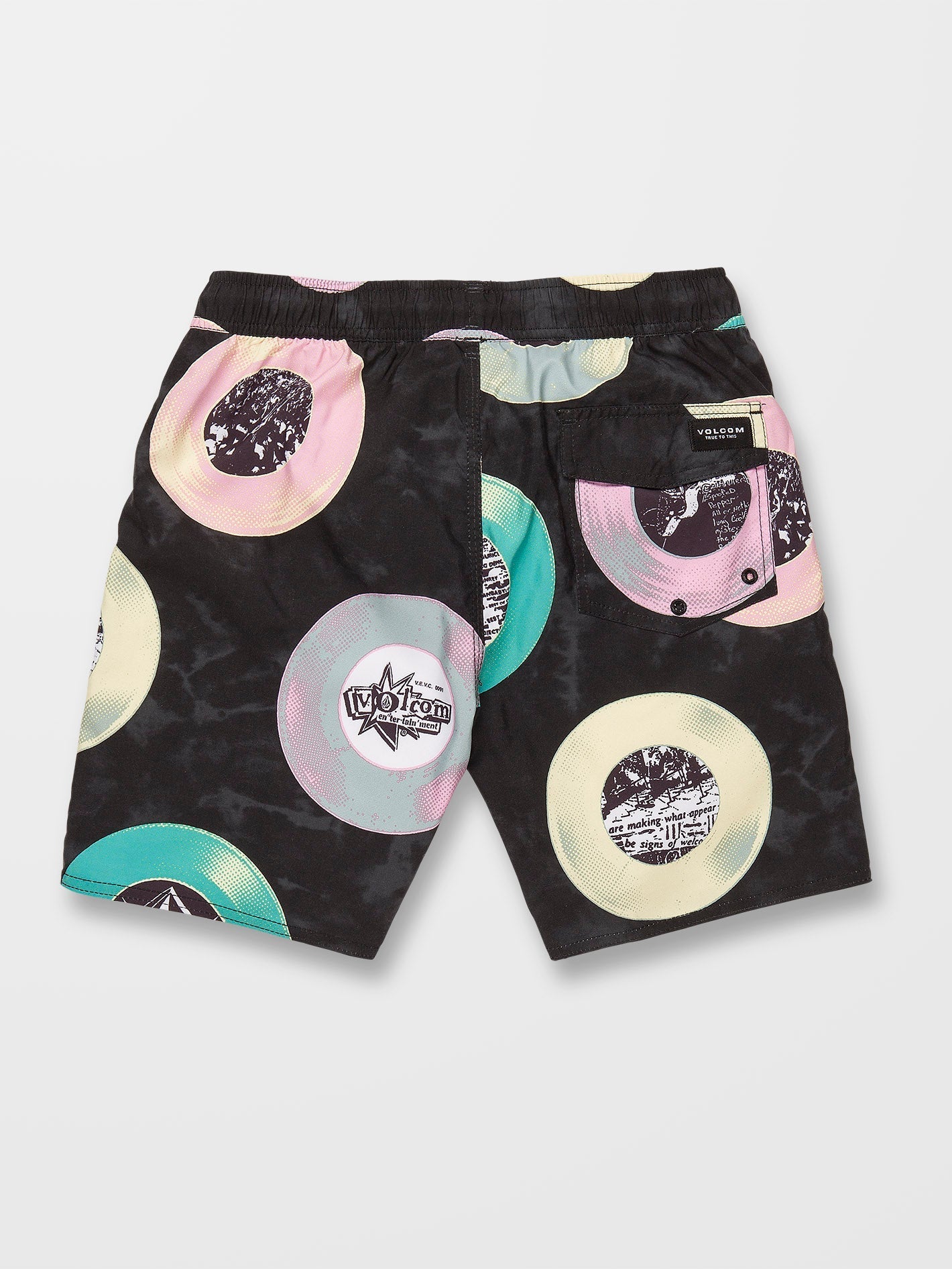 Boardshort Volcom Ent 12" - BLACK - (ENFANT)