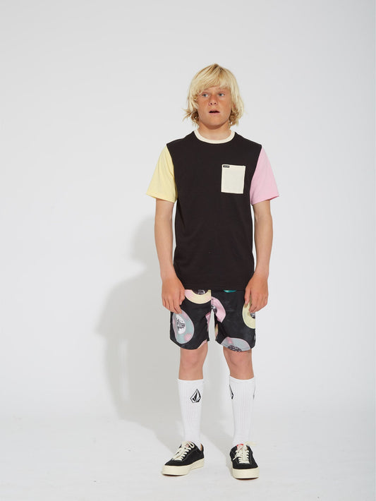Boardshort Volcom Ent 12" - BLACK - (ENFANT)