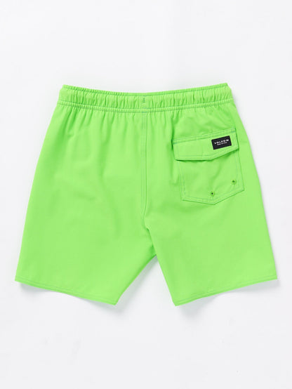 Lido Solid Trunk Boardshorts – ELEKTRISCHES GRÜN – (KINDER)