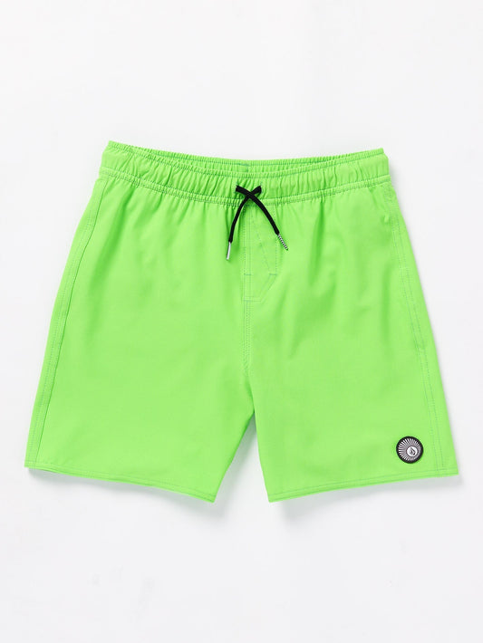 Lido Solid Trunk Boardshorts – ELEKTRISCHES GRÜN – (KINDER)