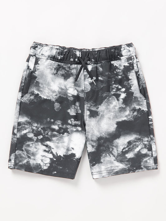 Asphalt Beach Hybrid Shorts – SCHWARZ WEISS – (KINDER)