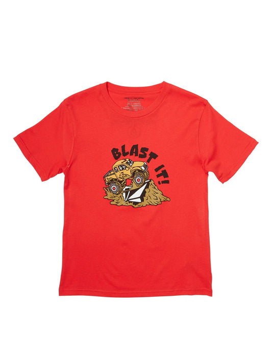 Blast It T-Shirt - FIERY RED (Kinder)