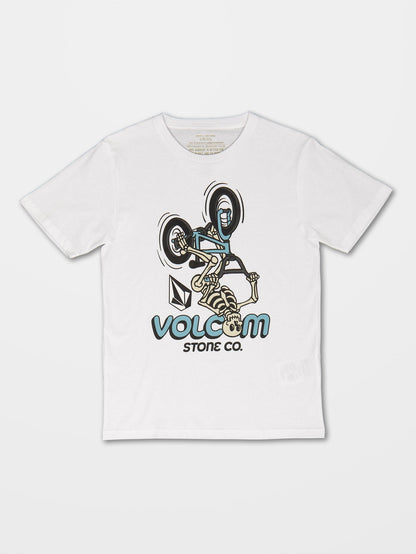 Skele Flip T-Shirt – WEISS – (Kind)
