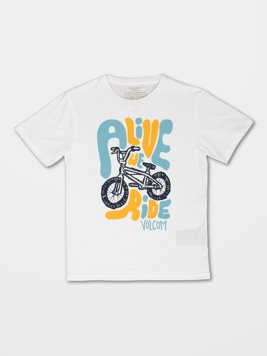 T-shirt Alive We Ride - WHITE - (Enfant)