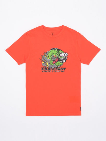 Skate Fast T-shirt - BRIGHT RED - (CHILDREN)
