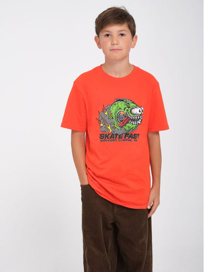 Skate Fast T-shirt - BRIGHT RED - (CHILDREN)