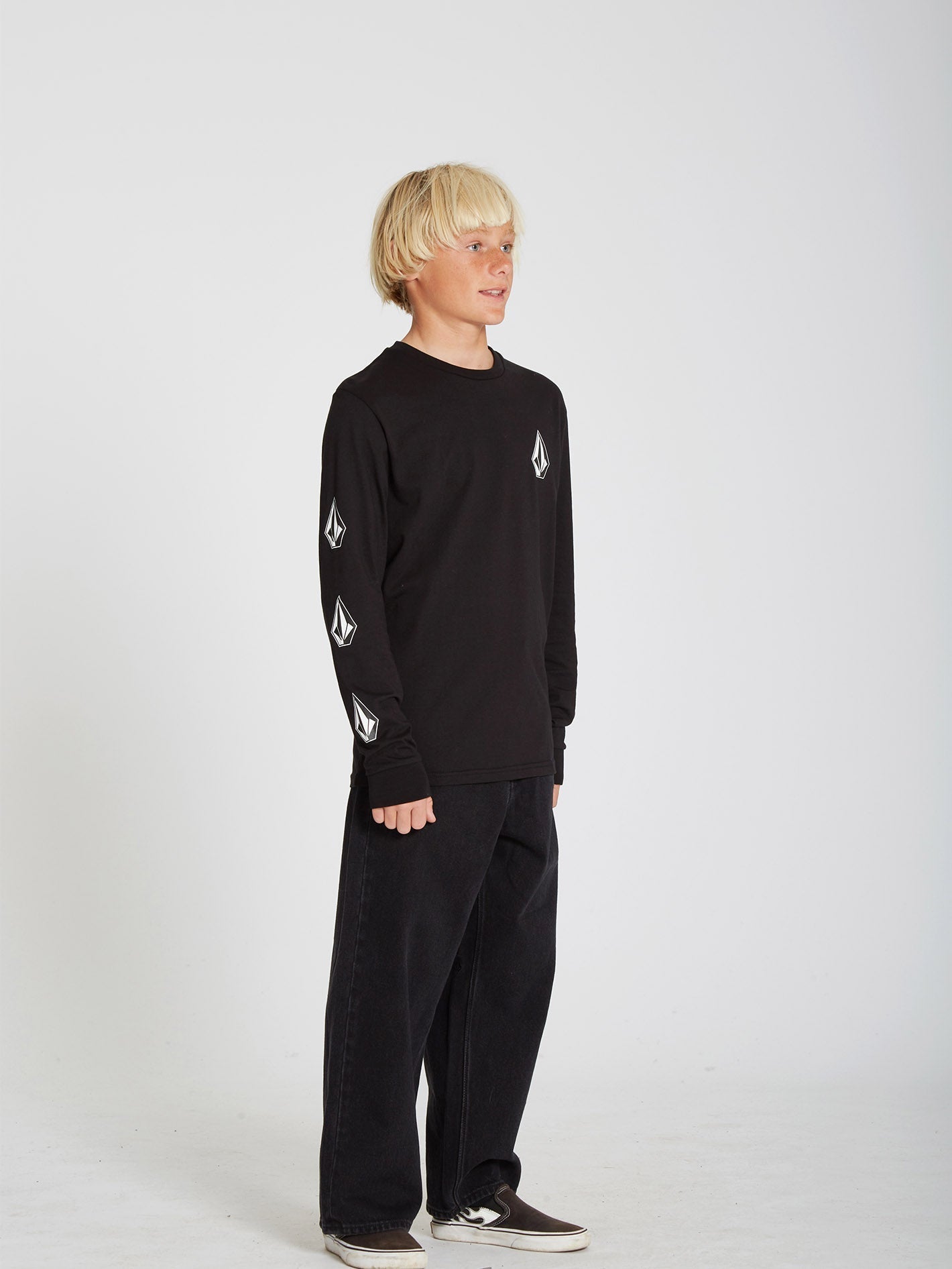 Iconic Stone T-shirt - BLACK - (Child)