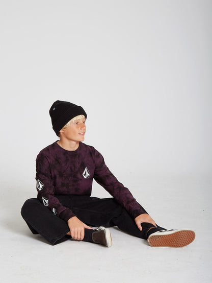 Iconic Stone Dye T-shirt - MULBERRY - (Child)